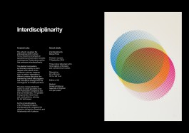 Artwork Catalogue Interdisciplinarity. Catalogue page for