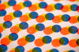 Production Methods extreme macro. Close-up photograph of
